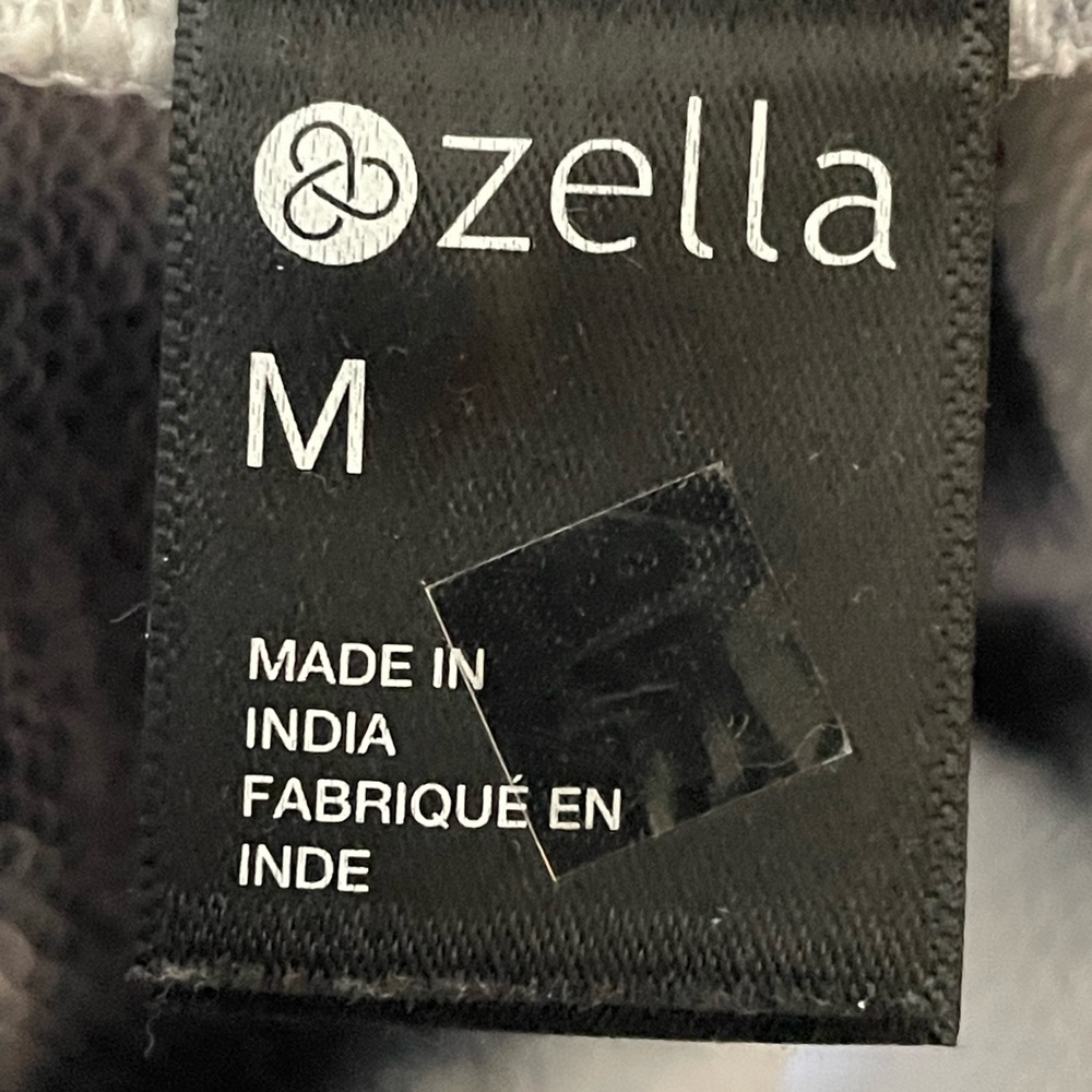 Zella Black & Cream Tie-Dye Jogger Pants - Picture 5 of 10
